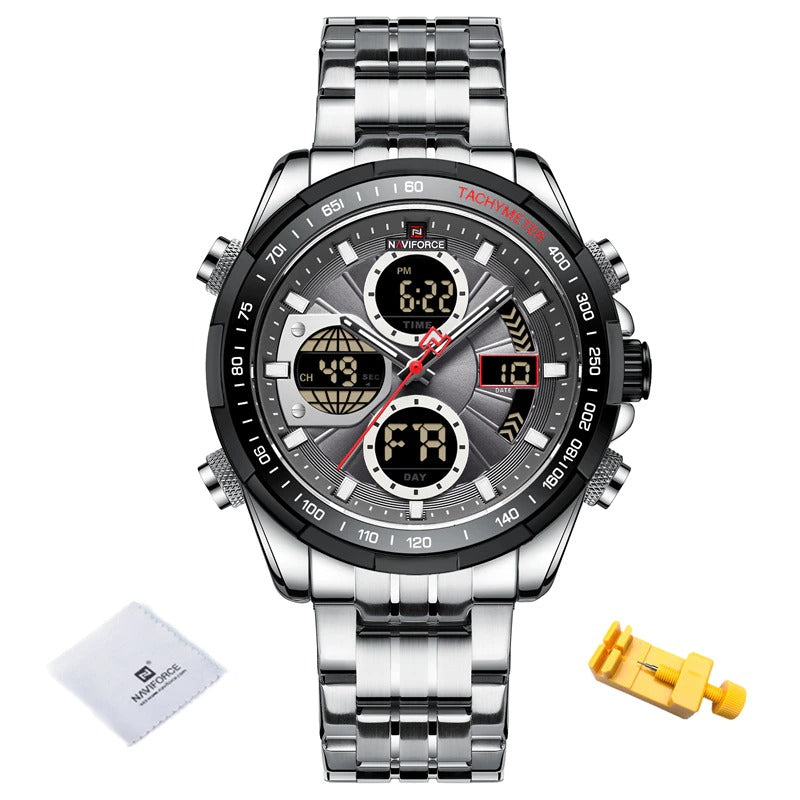 New Military Watches for Men Luxury Original Sports Chronograph Watch Waterproof Quartz WristWatch Clock Gift