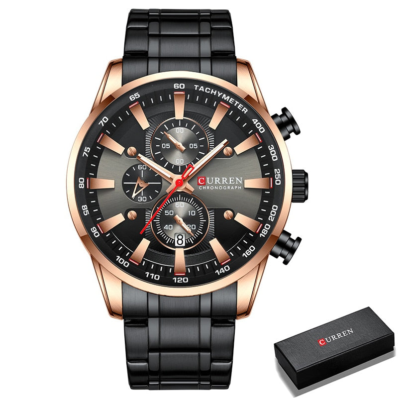 New Watches for Men Top Luxury Brand Quartz Men Watch Sport Waterproof Wrist Watches Chronograph Date Relogio Masculino