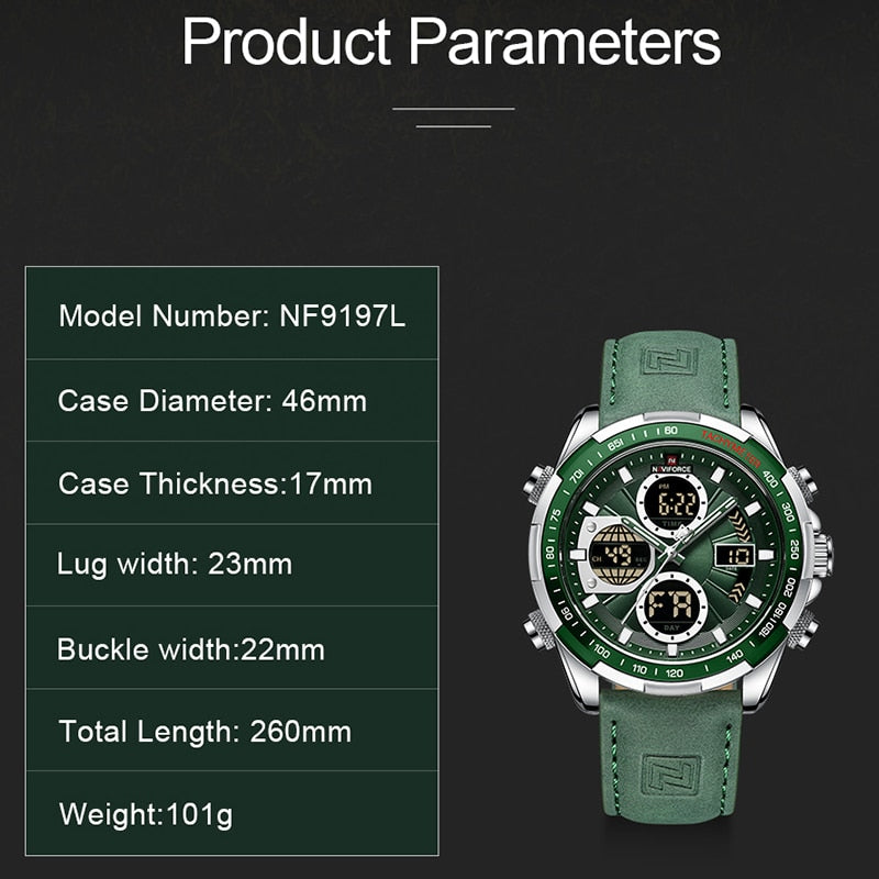 New Military Watches for Men Luxury Original Sports Chronograph Watch Waterproof Quartz WristWatch Clock Gift