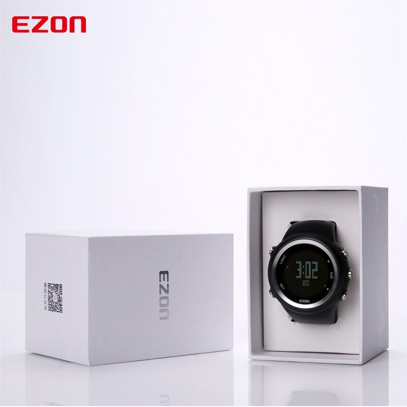 Men Digital Sport Wrist watch GPS Running Watch With Speed Pace Distance Calorie Burning Stopwatch 50M Waterproof EZON T031