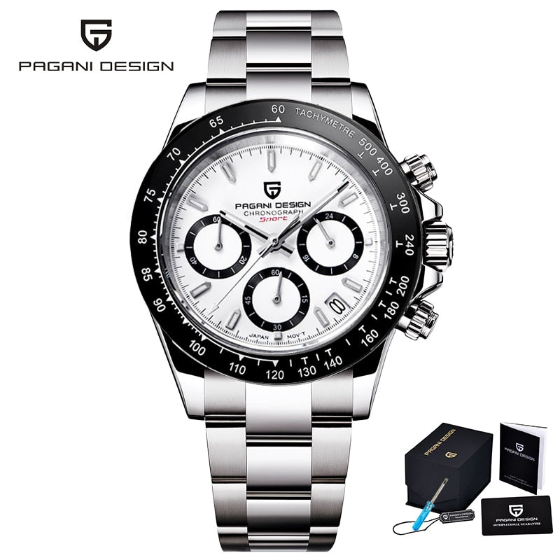 Men Watches Quartz Business Watch Men Watches Top Brand Luxury Watch Men Chronograph VK63 Reloj Hombre