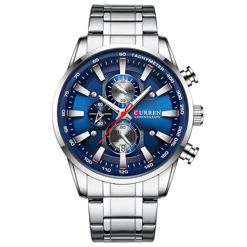 New Watches for Men Top Luxury Brand Quartz Men Watch Sport Waterproof Wrist Watches Chronograph Date Relogio Masculino