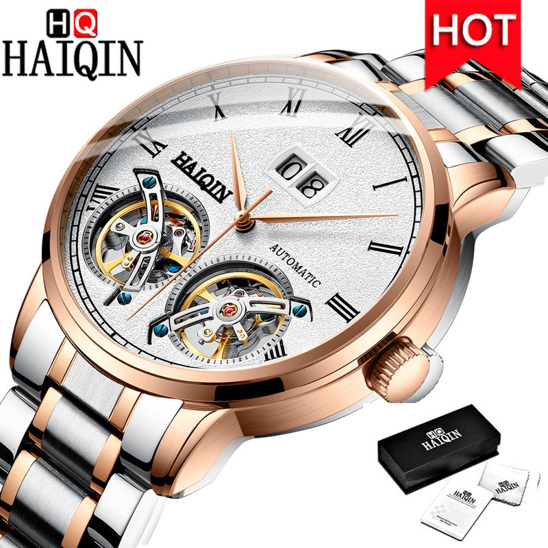 New Luxury Waterproof Fashion Automatic Mechanical Gold Military Watch Men Montre Homme