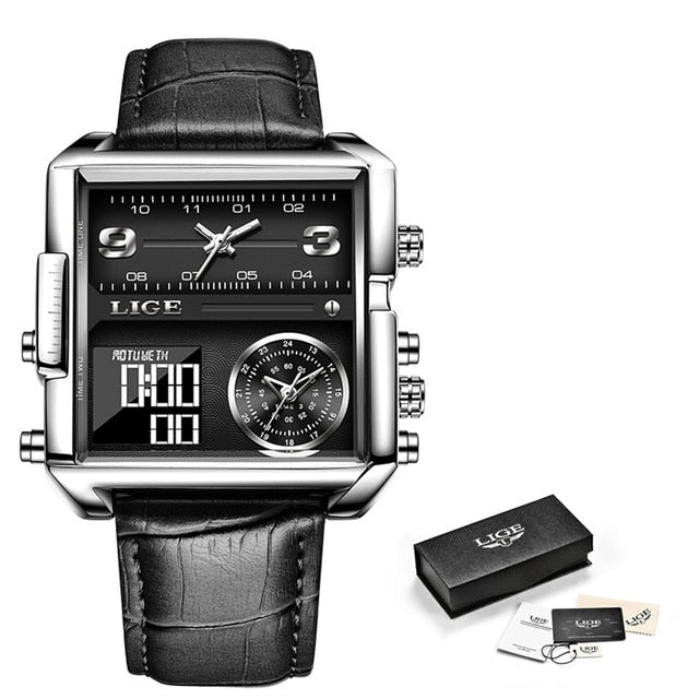 Men Quartz Digital Watch Creative Sport Watches Male Waterproof Wristwatch Montre Homme Clock Relogio Masculino