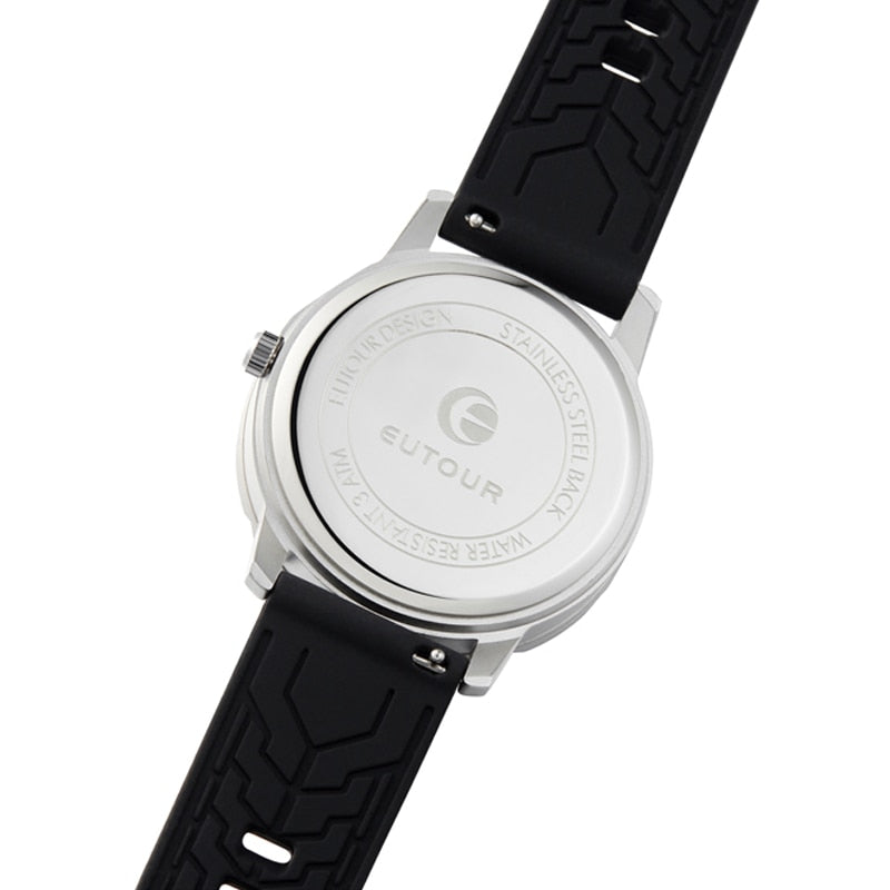 EUTOUR Quartz Watch Magnetic Ball Pointer Metal Multinational Blind Touch Watch Men Fashion Rubber Sports Male Canvas Strap