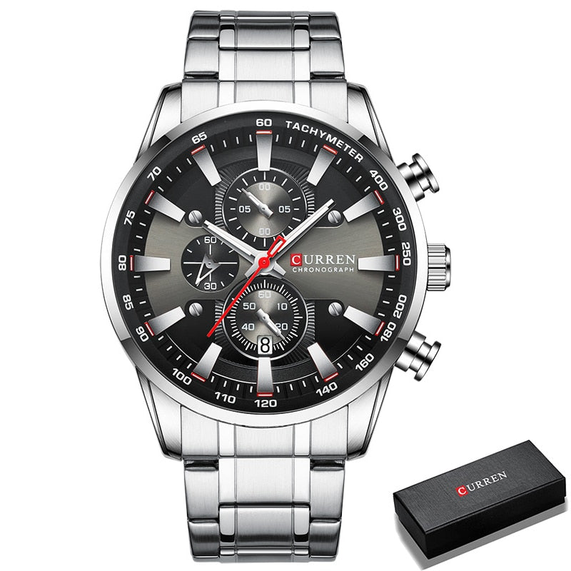 New Watches for Men Top Luxury Brand Quartz Men Watch Sport Waterproof Wrist Watches Chronograph Date Relogio Masculino