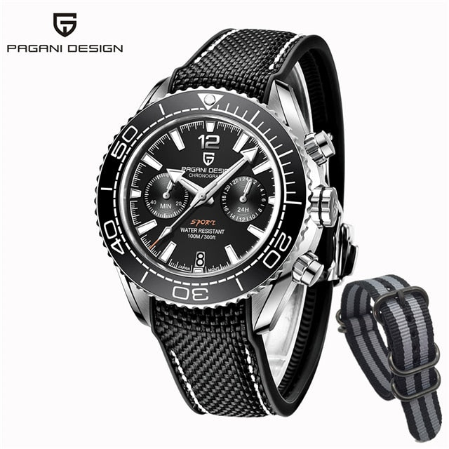 New Diver Watch Men 10Bar Waterproof Date Clock Sport Watches Top Brand Mens Quartz Wrist watch Relogio Masculino