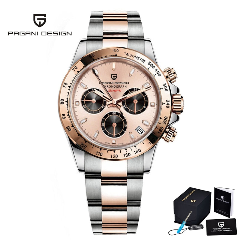Men Watches Quartz Business Watch Men Watches Top Brand Luxury Watch Men Chronograph VK63 Reloj Hombre