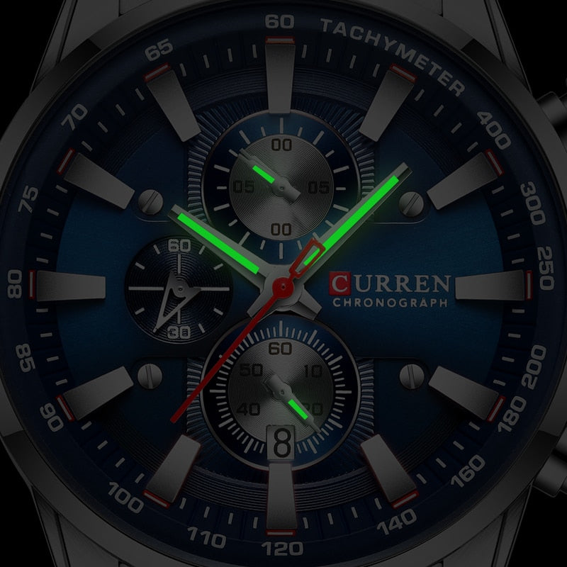 New Watches for Men Top Luxury Brand Quartz Men Watch Sport Waterproof Wrist Watches Chronograph Date Relogio Masculino