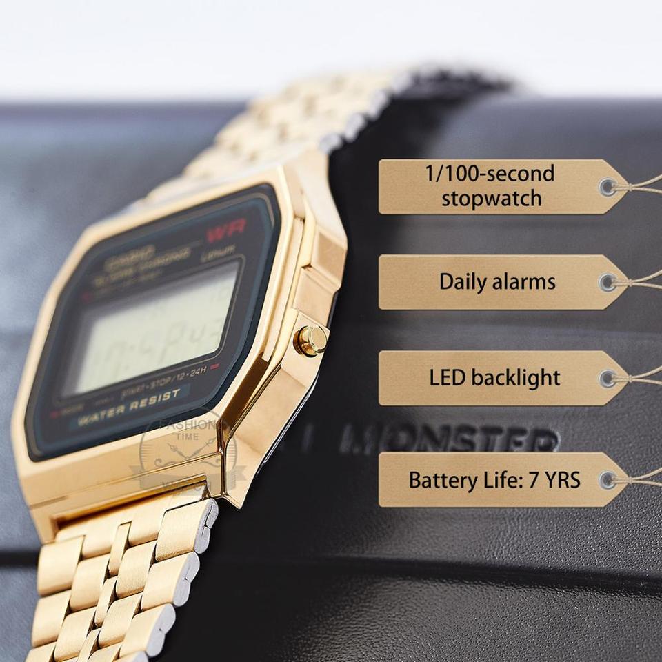 Casio watch gold watch men set brand luxury LED digital Waterproof Quartz men watch Sport military Wrist Watch