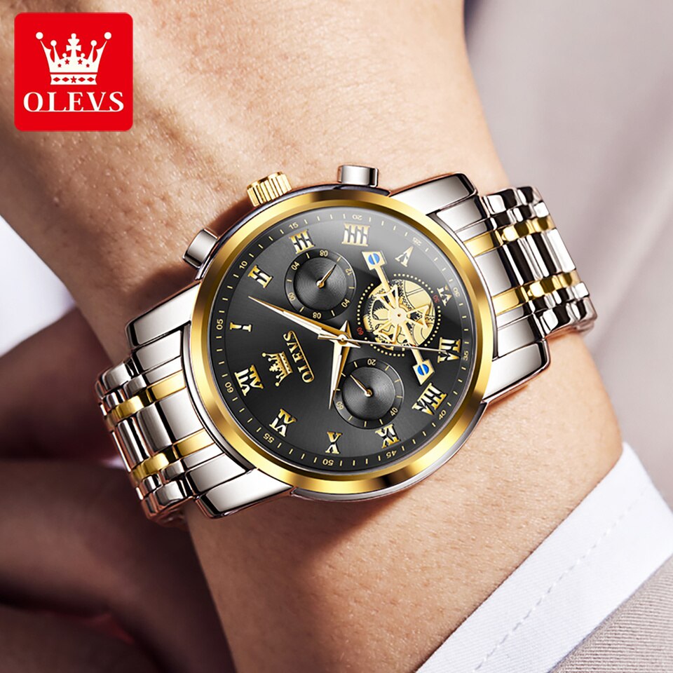 Top Brand Men Watches Classic Roman Scale Dial Luxury Wrist Watch for Man Original Quartz Waterproof Luminous Male reloj
