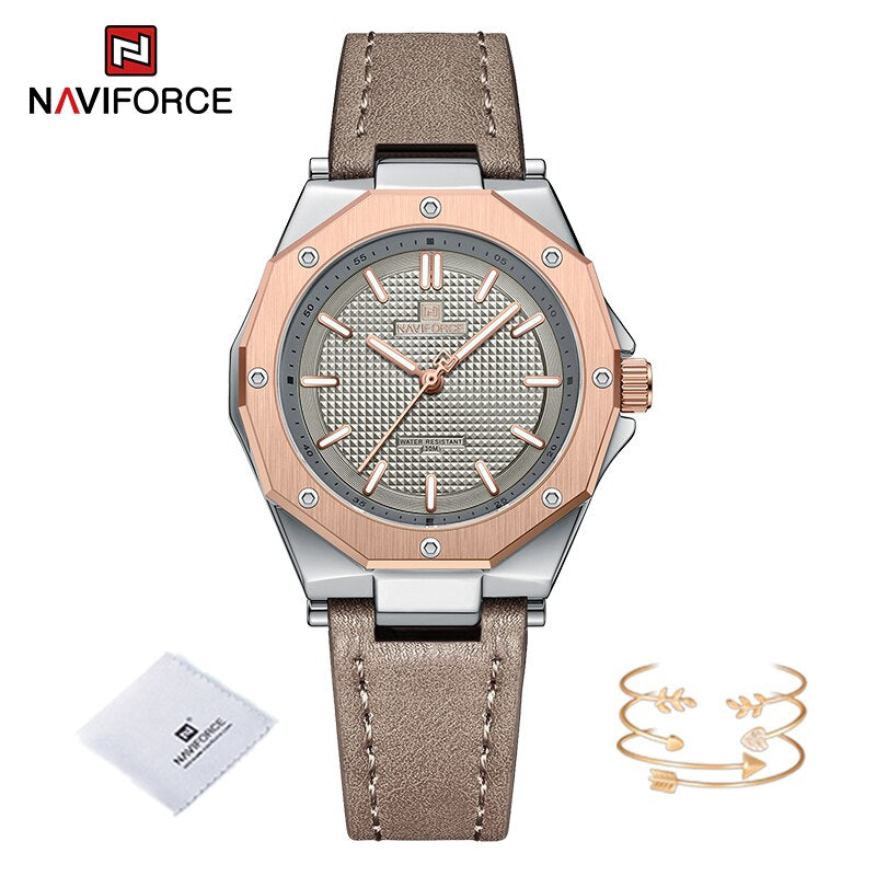 Minimalist Design Sports Watch for Women Casual Quartz Ladies Leather Wrist Watches Polygon Case Female Clock RGGYGY, China