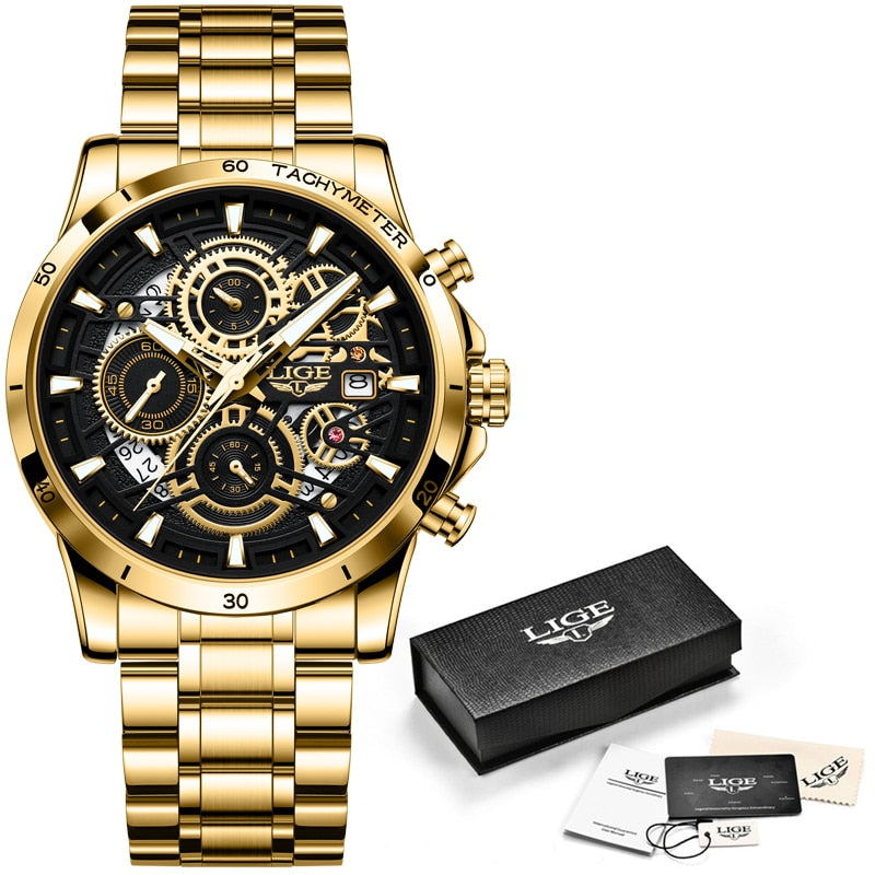 Men Watches Casual Luxury Sport Waterproof Quartz Watch Chronograph Military Watch Men Clock
