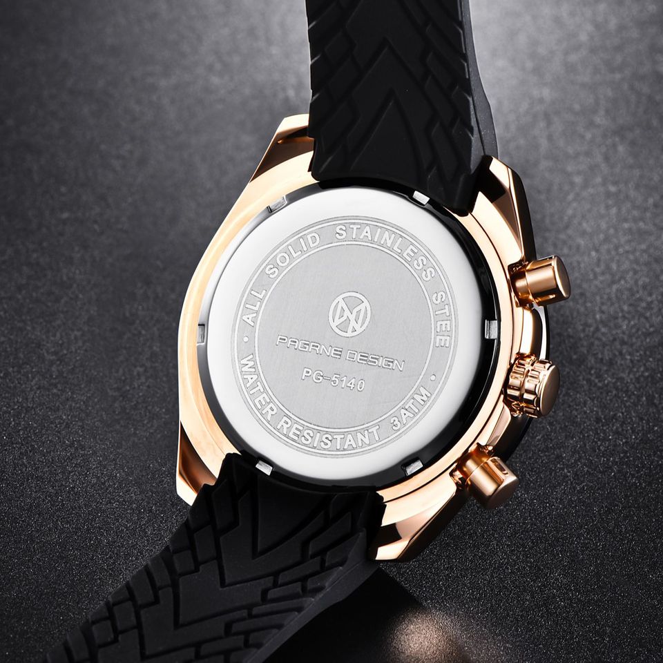 PAGANI DESIGN Men Quartz Watches 44MM Top Waterproof Luxury Business Sapphire Stainless Steel