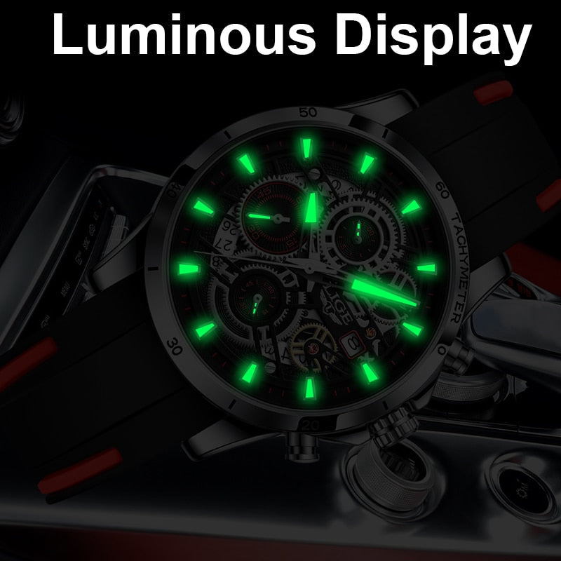 Men Watches Casual Luxury Sport Waterproof Quartz Watch Chronograph Military Watch Men Clock