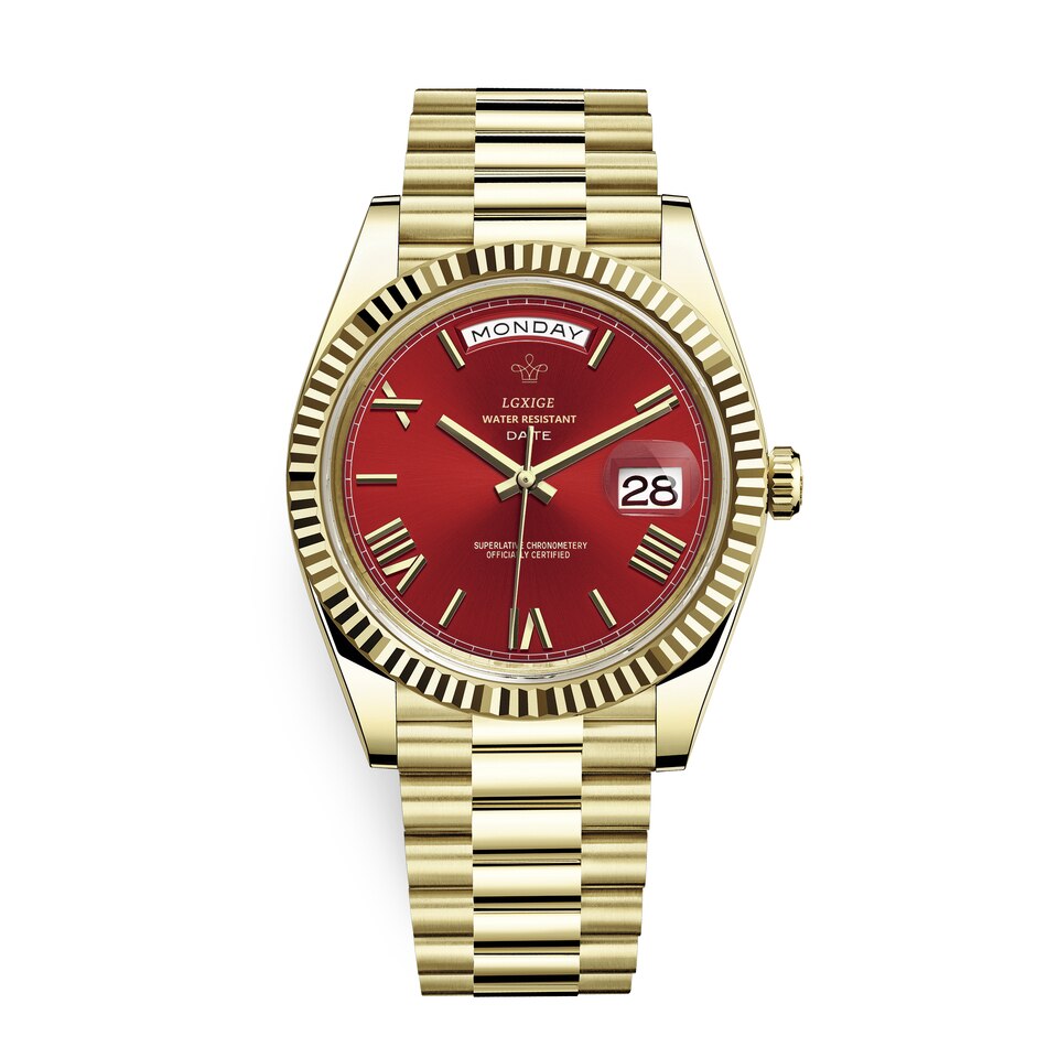 Original Casual Brand Watch Men Top Luxury Stainless Steel 3atm Waterproof daydate Business Men Fashion Wrist Watch