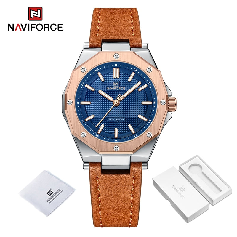 Minimalist Design Sports Watch for Women Casual Quartz Ladies Leather Wrist Watches Polygon Case Female Clock