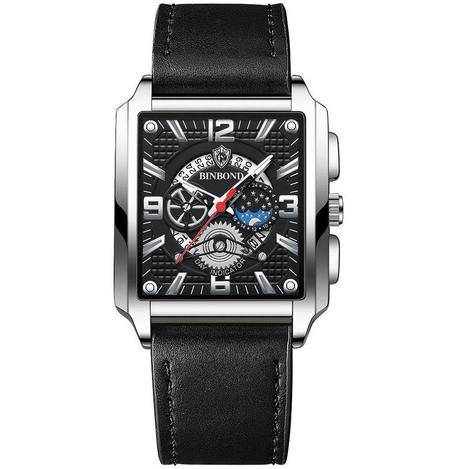 Relogio Masculino Wrist Watches Men Top Brand Luxury Golden Men Watches Gold Big Male Wristwatch Man Square Golden Dial