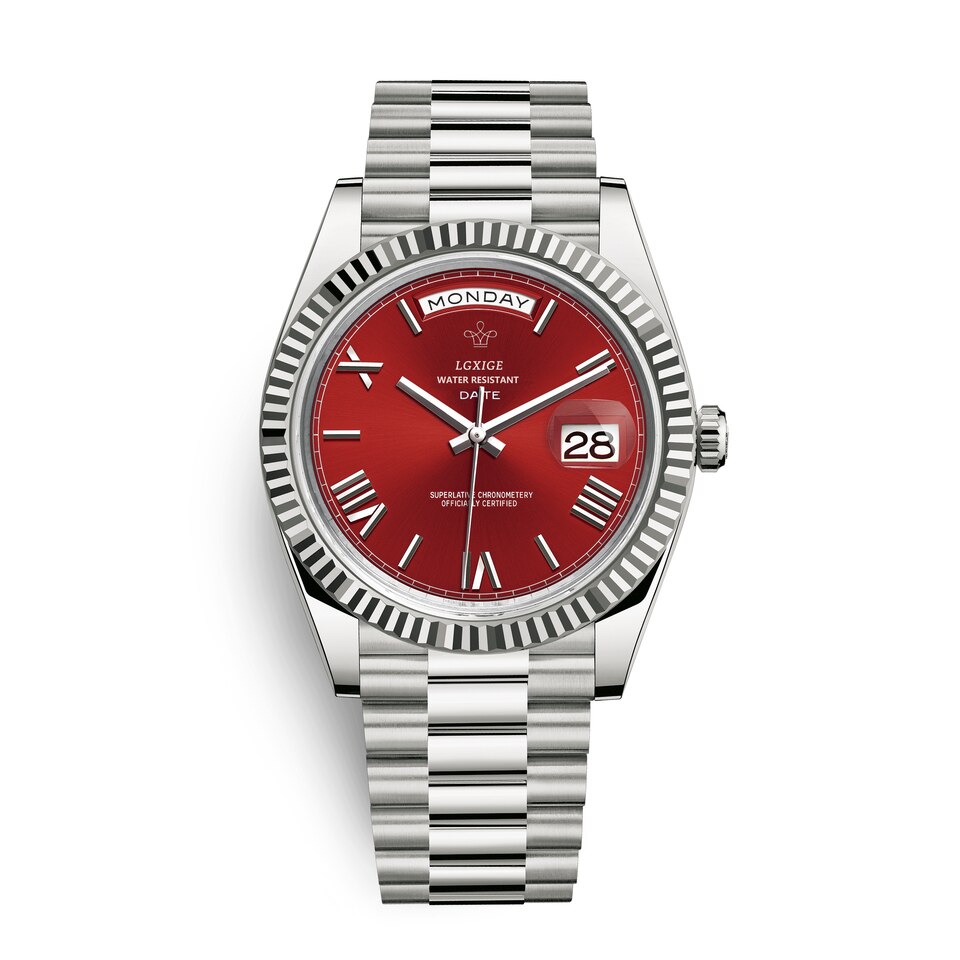 Original Casual Brand Watch Men Top Luxury Stainless Steel 3atm Waterproof daydate Business Men Fashion Wrist Watch
