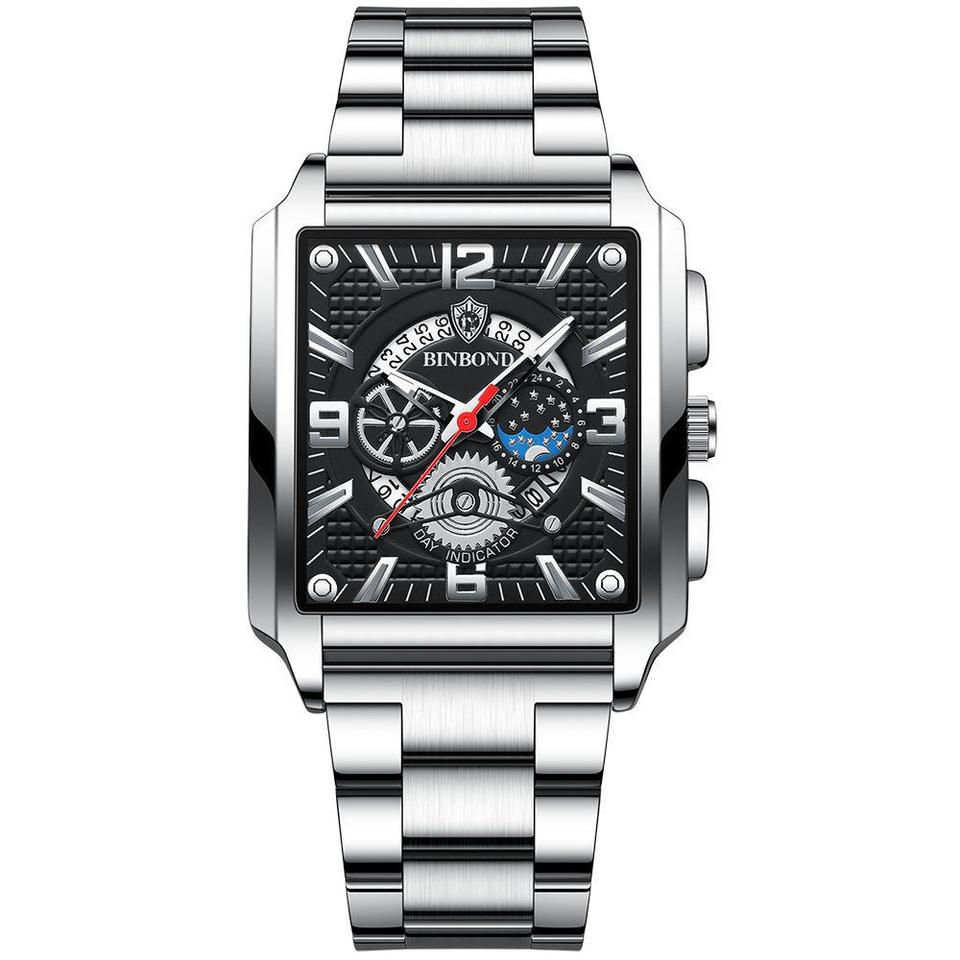 Relogio Masculino Wrist Watches Men Top Brand Luxury Golden Men Watches Gold Big Male Wristwatch Man Square Golden Dial