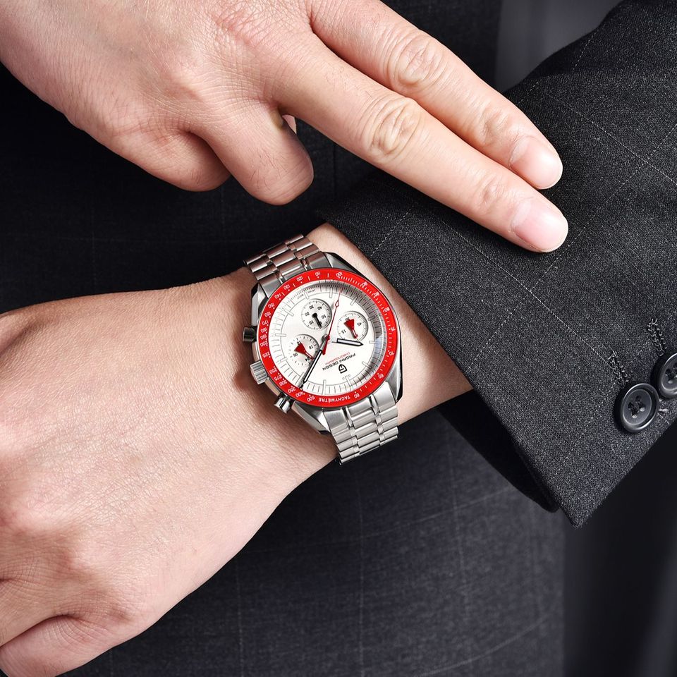 PAGANI DESIGN AK Project Men Watches Luxury Quartz Watch For Men Sapphire Bezel New speed Chronograph Automatic Date Watch