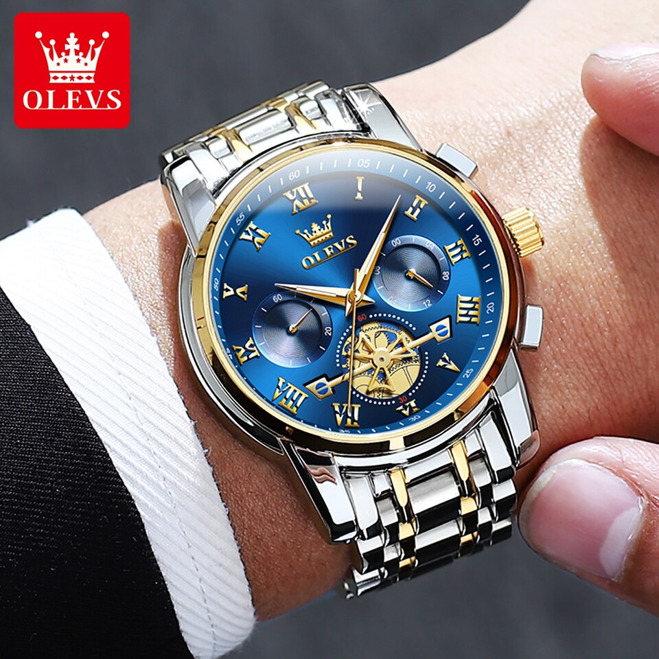 Top Brand Men Watches Classic Roman Scale Dial Luxury Wrist Watch for Man Original Quartz Waterproof Luminous Male reloj