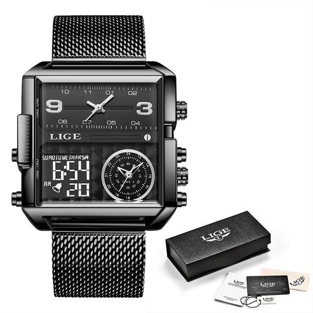 Men Quartz Digital Watch Creative Sport Watches Male Waterproof Wristwatch Montre Homme Clock Relogio Masculino
