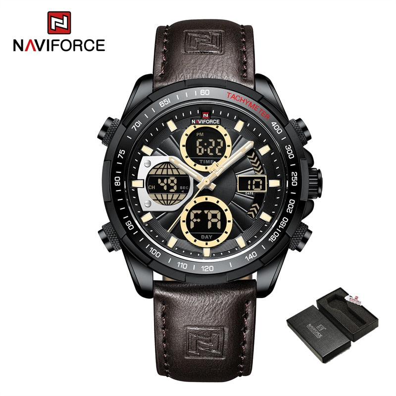New Military Watches for Men Luxury Original Sports Chronograph Watch Waterproof Quartz WristWatch Clock Gift