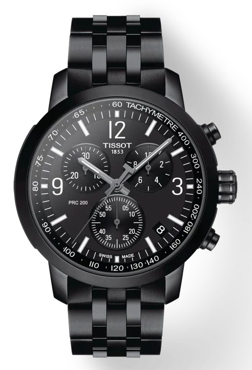 TISSOT PRC 200 CHRONOGRAPH T1144173305700 Black Face Luxury Watch For Men