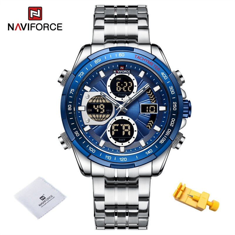 New Military Watches for Men Luxury Original Sports Chronograph Watch Waterproof Quartz WristWatch Clock Gift