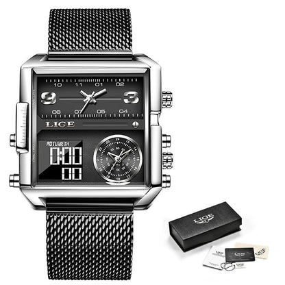 Men Quartz Digital Watch Creative Sport Watches Male Waterproof Wristwatch Montre Homme Clock Relogio Masculino