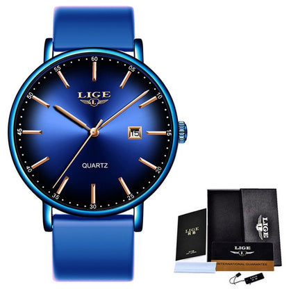 Women Watches Luxury Brand Ultra-thin Calendar Week Quartz Watch Ladies Clocks Mesh Stainless Steel Waterproof Reloj Mujer
