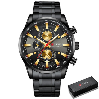 New Watches for Men Top Luxury Brand Quartz Men Watch Sport Waterproof Wrist Watches Chronograph Date Relogio Masculino