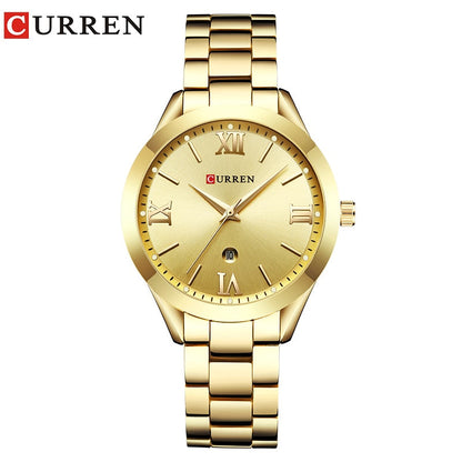 New Gold Watch Women Watches Ladies 9007 Steel Women Bracelet Watches Female Clock Relogio Feminino Montre Femme gold