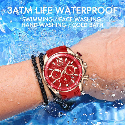 LIGE Fashion Men Watches Sport Quartz Watch Man Brand Luxury Wrist watches Chronograph Waterproof Casual Clock Montre Homme