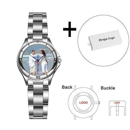 Custom logo Watch photo print Watches watch face Printing Wristwatch Customized Unique DIY Gift For lovers