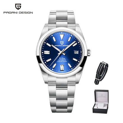 New Men Pagani Design Automatic Watch Stainless Steel Simple Mechanical Wrist watch Japanese Sports Luxury Sapphire Glass Clock
