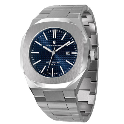 Men Watch 100M Waterproof Stainless Steel Quartz Movement Casual Business Style Wristwatch Luxury Elegant