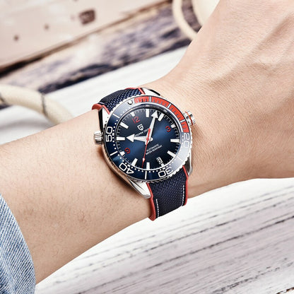 PAGANI DESIGN Classic Luxury Men Mechanical Wristwatch Sapphire Glass Clock Top Brand Stainless Steel Waterproof Automatic Watch