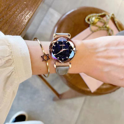 Brand Women Watches Fashion Square Ladies Quartz Watch Bracelet Set Green Dial Simple Rose Gold Mesh Luxury Women Watches