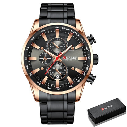 New Watches for Men Top Luxury Brand Quartz Men Watch Sport Waterproof Wrist Watches Chronograph Date Relogio Masculino