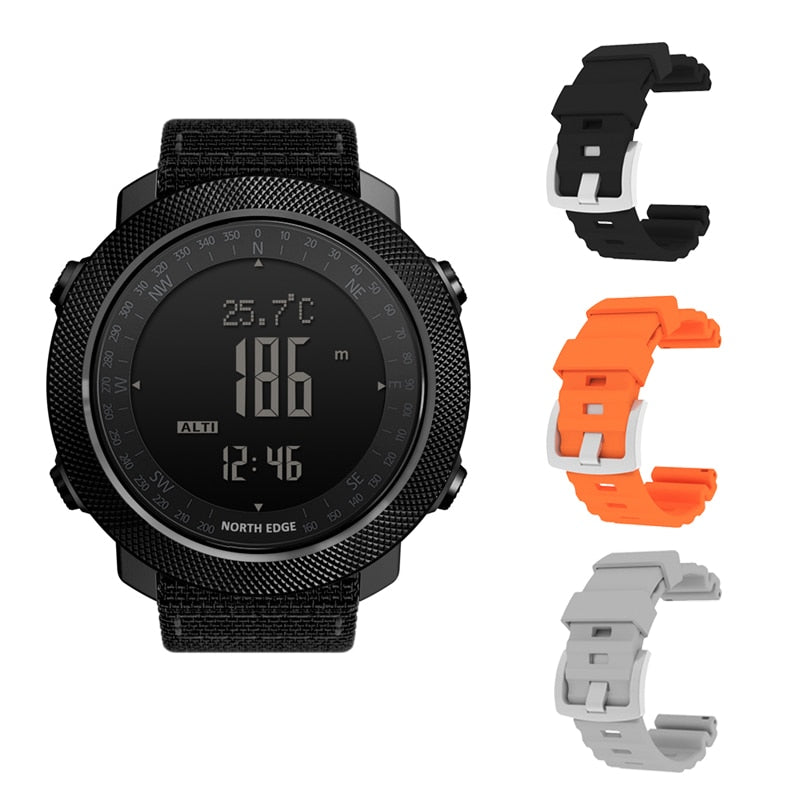 New Men Sport Digital watch Hours Running Swimming Military Army watches Altimeter Barometer Compass waterproof 50m