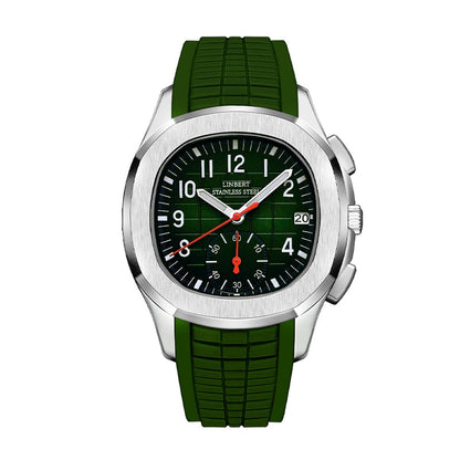 Patek Red Men Watch Top Luxury Brand Relógio Mecânico Sapphire Waterproof Mechanical Watch Men's Fashion Sports 316 Steel