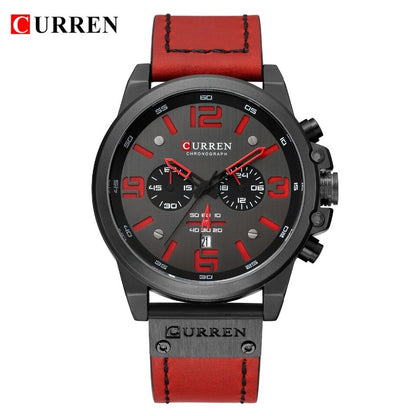 Watch For Men Top Brand Luxury CURREN Fashion Leather Quartz Men Watches Date Business Sport Male Wristwatch Clock Montre Homme