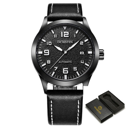 New Men Ochstin Automatic Mechanical Watch Luxury Casual Dress Military Outdoor Sports Army Mens Wristwatches Waterproof Male Clock