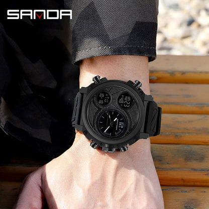 Display Quartz Watch for Men LED Sport Digital Watches 50m Waterproof Electronic Wristwatch Alarm Clock Relogio