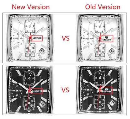 Watch Men Top Brand Luxury Rectangle Quartz Military Watches Waterproof Luminous Leather Wristwatch Men Clock