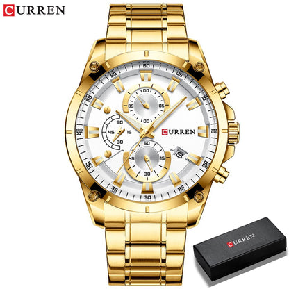 Men Watches Top Brand Luxury Business Automatic Date Watch Men Casual Waterproof Watch