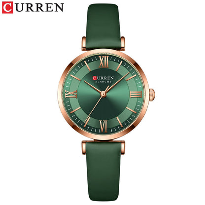 Women Quartz Leather Wristwatches Fashionable Classic Clock Montre femme