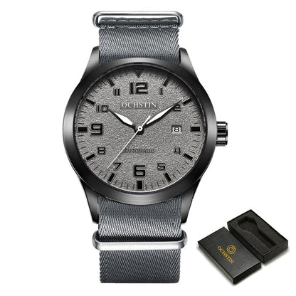 New Men Ochstin Automatic Mechanical Watch Luxury Casual Dress Military Outdoor Sports Army Mens Wristwatches Waterproof Male Clock